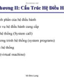 Hệ điều hành ( Vũ Đức Lung ) - Chương 2