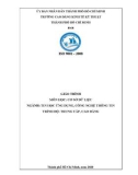 Giáo trình Cơ sở dữ liệu (Ngành: Tin học ứng dụng, Công nghệ thông tin) - CĐ Kinh tế Kỹ thuật TP.HCM