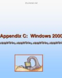 Operating System Concepts - Appendix C: Windows 2000