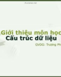 Cấu trúc dữ liệu - Mở đầu