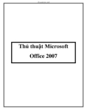 Thủ thuật Microsoft Office 2007