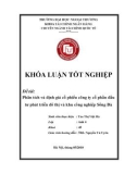 Khóa luận tốt nghiệp: Phân tích và định giá cổ phiếu công ty cổ phần đầu tư phát triển đô thị và khu công nghiệp Sông Đà