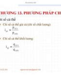 Bài giảng Thống kê kinh tế: Phần 3 – Nguyễn Văn Vũ An