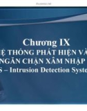 Chương IX - HỆ THỐNG PHÁT HIỆN VÀ NGĂN CHẶN XÂM NHẬP