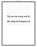 Tại sao các trang web bị tấn công bởi Penguin 2.0