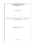 Tóm tắt luận văn Thạc sĩ Đo lường và đánh giá trong giáo dục: Đánh giá chất lượng thư viện câu hỏi trắc nghiệm khách quan môn giải phẫu sinh lý tại trường Cao đẳng y tế Phú Thọ