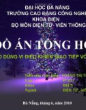 BÁO CÁO “QUANG BÁO DÙNG VI ĐIỀU KHIỂN GIAO TIẾP VỚI MÁY TÍNH ”