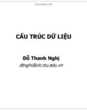 Bài giảng Cấu trúc dữ liệu giải thuật: Cấu trúc dữ liệu