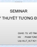 Bài thuyết trình Lý thuyết tương đối