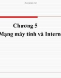 Bài giảng Tin học Đại cương: Chương 5 - PGS.TS. Lê Văn Năm