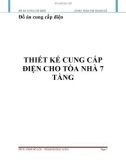 Đồ án cung cấp điện: Thiết kế cung cấp điện cho tòa nhà 7 tầng