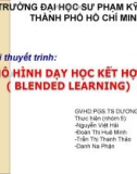 Bài thuyết trình: Mô hình dạy học kết hợp (Blended learning)