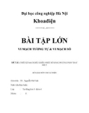 Bài tập lớn: Thiết kế mạch điều khiển nhiệt độ bằng phương pháp thay đổi thời gian đốt cho lò điện