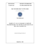 Luận văn Thạc sĩ Vật lý: Nghiên cứu vật lý linh kiện và thiết kế transistor hiệu ứng trường xuyên hầm có cấu trúc pha tạp đối xứng