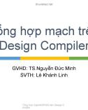 Bài thuyết trình: Tổng hợp mạch trên Design Compiler