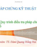 Bài giảng Pháp chứng kỹ thuật số: Bài 3 - TS. Đàm Hồng Hải