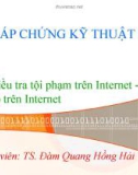 Bài giảng Pháp chứng kỹ thuật số: Bài 8 - TS. Đàm Hồng Hải