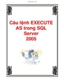 Câu lệnh EXECUTE AS SQL Server 2005