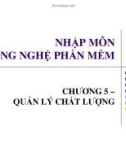 Bài giảng Nhập môn công nghệ phần mềm: Chương 5 - GV. Trương Minh Thái