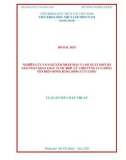 Luận án Tiến sĩ Kỹ thuật: Nghiên cứu cơ chế xâm nhập mặn và đề xuất một số giải pháp khai thác nước hợp lý cho vùng cửa sông ven biển đồng bằng sông Cửu Long