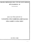 Báo cáo tổng hợp đề tài: Con đường công nghiệp hóa, hiện đại hóa nông nghiệp và nông thôn