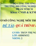 Bài thuyết trình: Quá trình lọc