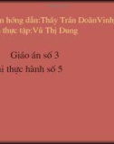 Bài thực hành tin học số 5