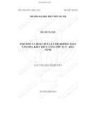 Tóm tắt Luận văn Thạc sĩ Kiến trúc: Bảo tồn và phát huy giá trị không gian văn hóa kiến trúc làng Phù Lưu-Bắc Ninh