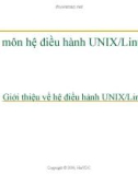 Nhập môn hệ điều hành UNIX/Linux