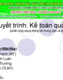 Bài thuyết trình: Kế toán quản trị - ĐH kinh tế kỹ thuật Bình Dương