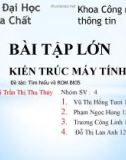 Bài thuyết trình Bài tập lớn Kiến trúc máy tính: Tìm hiểu về ROM BIOS - ĐH Mỏ địa chất