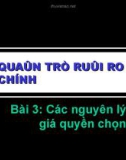 Bài thuyết trình: Các nguyên lý định giá quyền chọn