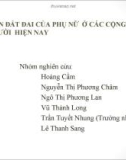 Bài thuyết trình Tiếp cận đất đai của phụ nữ ở các cộng đồng tộc người hiện nay