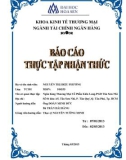 Báo cáo thực tập nhận thức: Ngân hàng Thương Mại Cổ Phần Kiên Long - Phòng giao dịch Tân Sơn Nhì