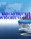 Báo cáo thực tập bộ môn Tổ chức và quản lý y tế