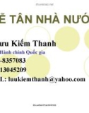 Bài giảng Lễ tân nhà nước: Chương 1 - TS. Lưu Kiếm Thanh