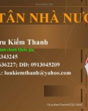 Bài giảng Lễ tân nhà nước: Chương 3 - TS. Lưu Kiếm Thanh