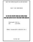 Tóm tắt Luận án Tiến sĩ Xã hội học: Vai trò của truyền thông đại chúng trong thực hiện quyền trẻ em ở tỉnh Bình Phước hiện nay