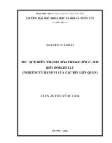 Luận án Tiến sĩ Du lịch: Du lịch biển Thanh Hóa trong bối cảnh biến đổi khí hậu (nghiên cứu hành vi của các bên liên quan)