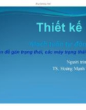 Bài giảng Thiết kế số: Chương 8 (Phần 3) - TS. Hoàng Mạnh Thắng (ĐH Bách khoa Hà Nội)