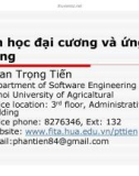 Bài giảng Tin học đại cương và ứng dụng: Chương 2 - Cấu trúc máy tính