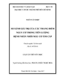 Luận án tiến sĩ y học: So sánh giá trị của các thang điểm nguy cơ trong tiên lượng bệnh nhân nhồi máu cơ tim cấp