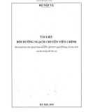 Tài liệu bồi dưỡng ngạch chuyên viên chính (Ban hành kèm theo Quyết định số 2720/QĐ-BNV ngày 28 tháng 12 năm 2018 của Bộ trưởng Bộ Nội vụ)