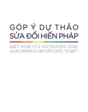 Góp ý dự thảo sửa đổi Hiến pháp: Kiến nghị của người đồng tính, song tính và chuyển giới (”LGBT”)