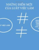 Bài giảng Những điểm mới của Luật Việc làm