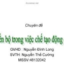 Đề tài: Những tiến bộ trong việc chế tạo động cơ Diezel