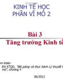 Bài giảng Kinh tế học - Phần vĩ mô 2: Bài 7