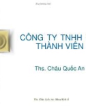 Công ty TNHH một thành viên - TS Châu Quốc An