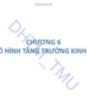 Bài giảng học phần Kinh tế vĩ mô 2: Chương 6 - Trường ĐH Thương Mại