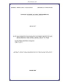 Abstract of doctoral dissertation in public administration: State management of socialisation of forest protection and development in the central highlands of Vietnam